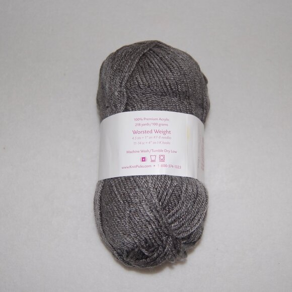 KnitPicks 10-Pack (36.5 oz) Brava Cobblestone Heather (Gray) #4 Worsted … - Picture 8 of 10